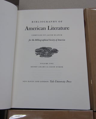 Bibliography of American Literature 6 Volume Set.