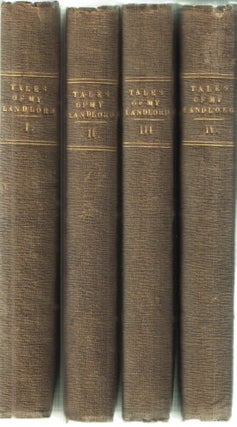 Item #33426 Tales of my Landlord; Four Volume Set. Jedidiah Cleishbotham, Walter Scott