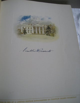 The Democratic Book 1936 Signed by Franklin Delano Roosevelt.