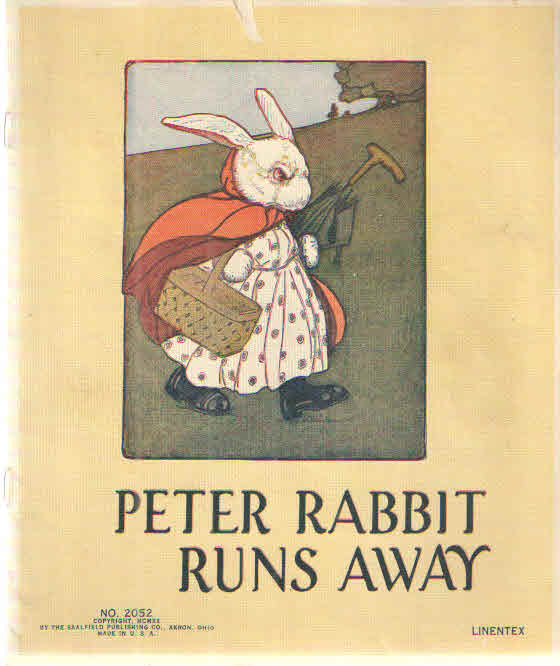 Item #39287 Peter Rabbit Runs Away.