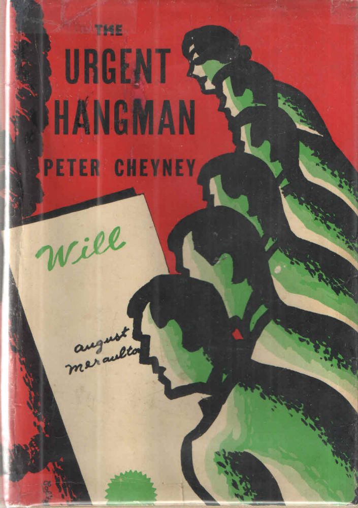 Item #40078 The Urgent Hangman. Peter Cheyney.