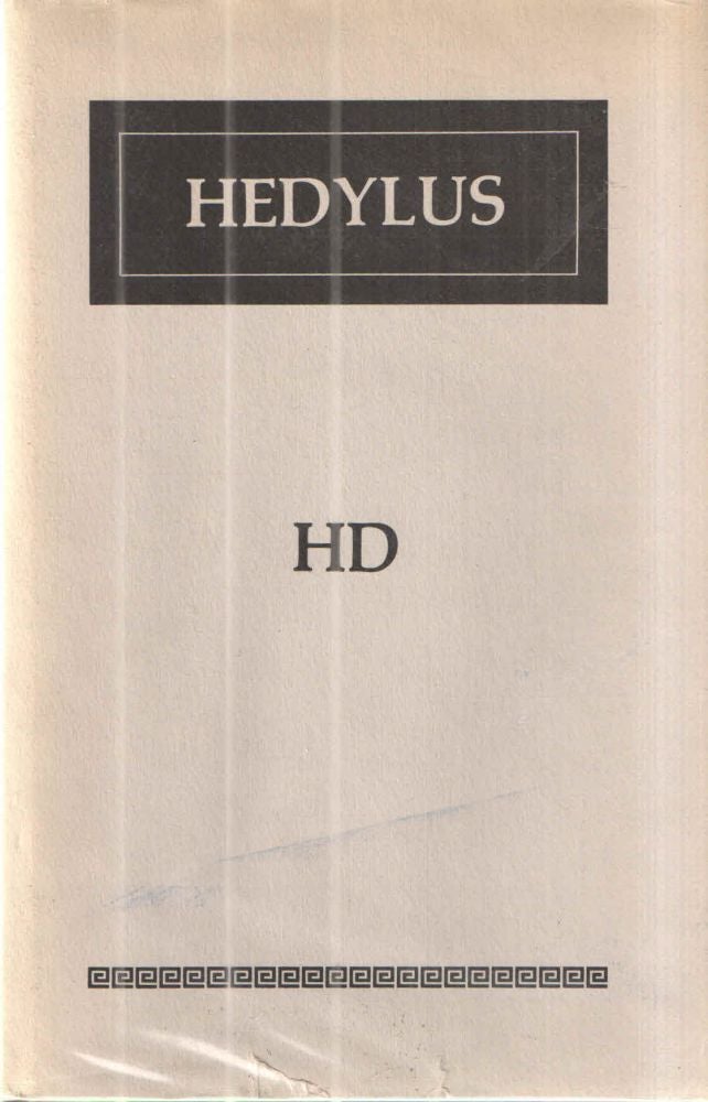 Item #42248 Hedylus. H. D., Hilda Doolittle.