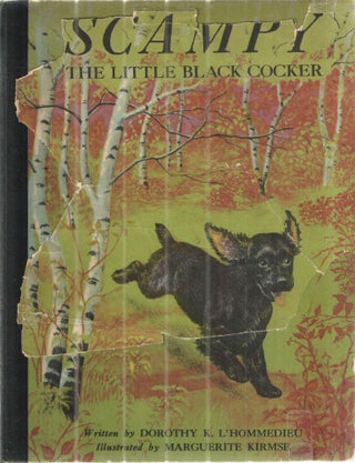 Item #43057 Scampy the Little Black Cocker. Dorothy K. L'Hommedieu