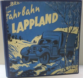 Fahrbahn Lappland; Auf Winter-Einsatzfahrten am Polarkreis. Mabre.