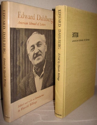 Item #44015 Edward Dahlberg; American Ishmael of Letters. Harold Billings