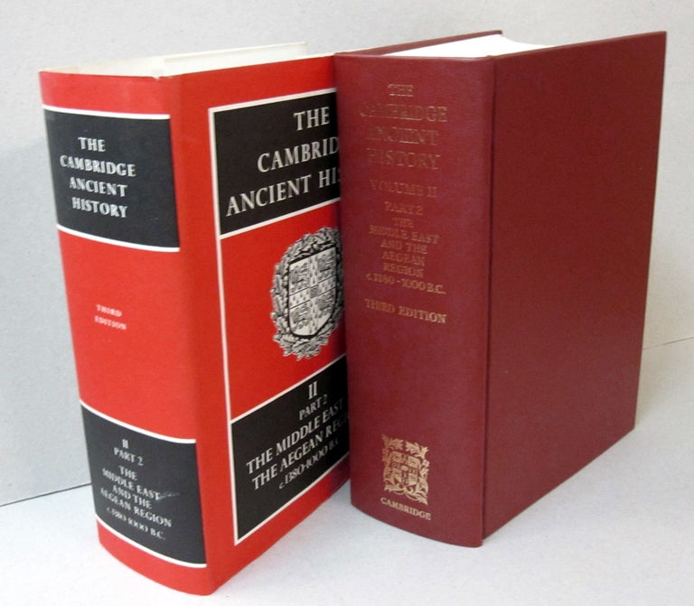 Item #45157 The Cambridge Ancient History Volume 2, Part 2; The Middle East and the Aegean Regioni c1380-1000 B.C. -I. E. S. Edwards, -C. J. Gadd, -N. G. L. Hammond, -E. Sollberger.