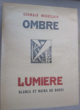 Item #45390 Ombre Lumiere. Germain Beauclair