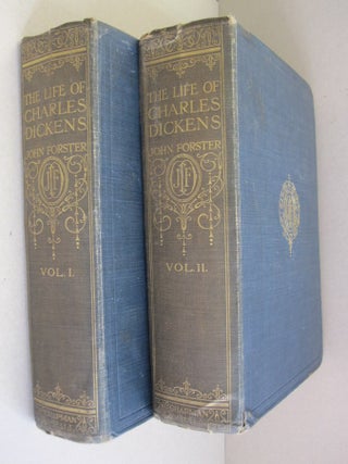 Item #46500 The Life of Charles Dickens; Two volume set - Memorial Edition. John Foster