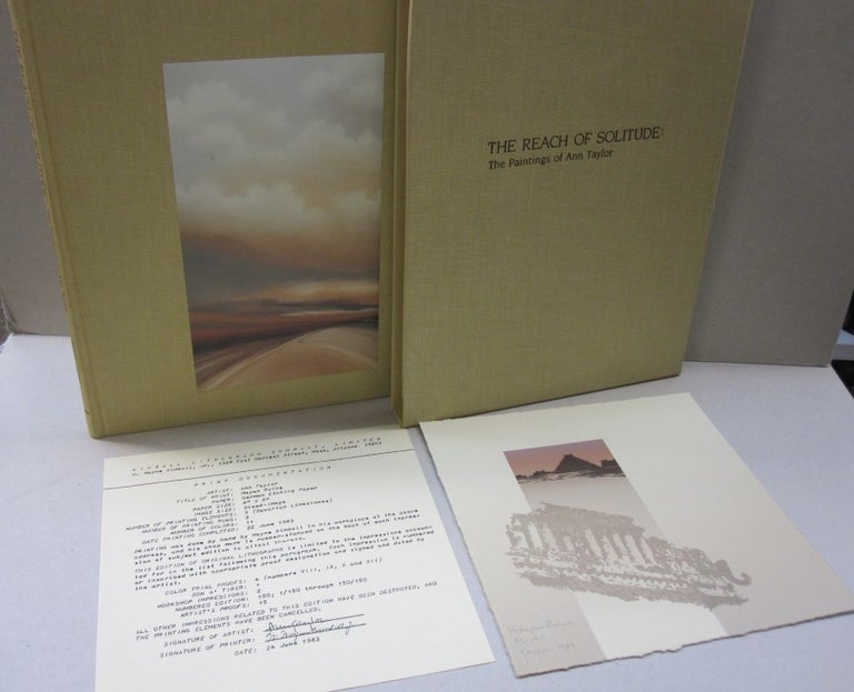 Item #46744 The Reach of Solitude:; The Paintings of Ann Taylor. Barbara Cortright.