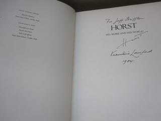 Horst: His Work and His World.
