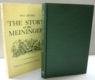 Item #46846 The Story of Meininger. Max Grube