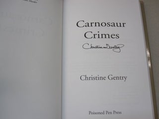 Carnosaur Crimes (Ansel Phoenix Mysteries).