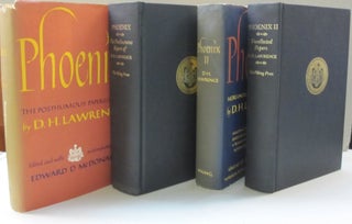Item #47742 Phoenix; Vol. 1: The Posthumous Papers of D.H. Lawrence. and Volume II. More...