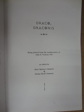 Sherlock Holmes 'Draco, Draconis'.