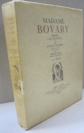 Item #49204 Madame Bovary; Moeurs De Province. Gustave Flaubert