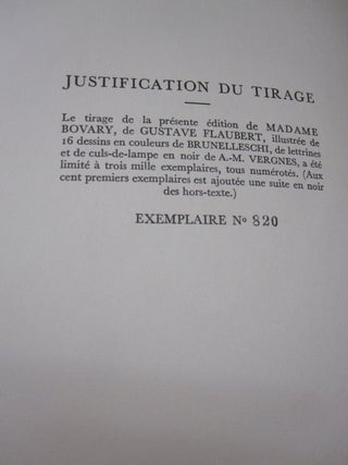 Madame Bovary; Moeurs De Province