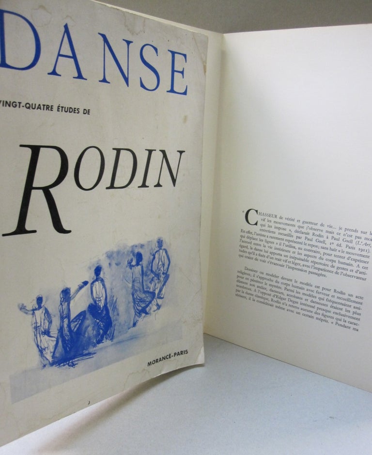 Item #50592 Danse Vingt-quartre Etudes de Rodin. Cecile Goldscheider.