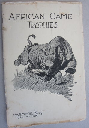 Item #50779 African Game Trophies. Mr., Mrs. E. L. King