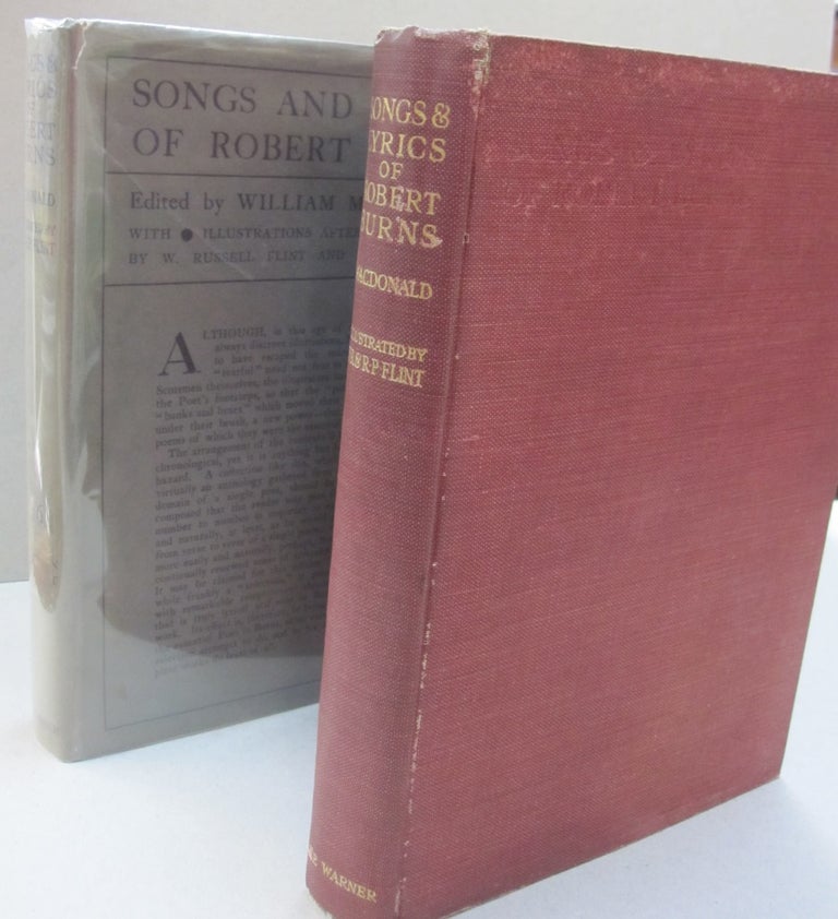 Item #51282 Songs and Lyrics of Robert Burns. William MacDonald.