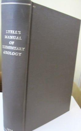 Item #52379 A Manual of Elementary Geology 5th edition. Charles Lyell