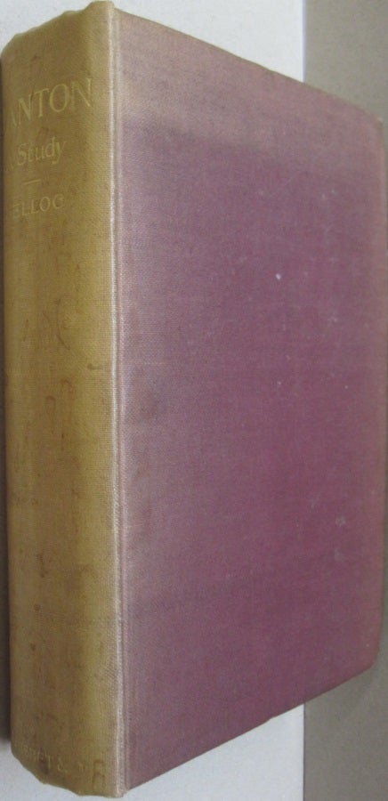 Item #52417 Danton A Study. Hilaire Belloc.