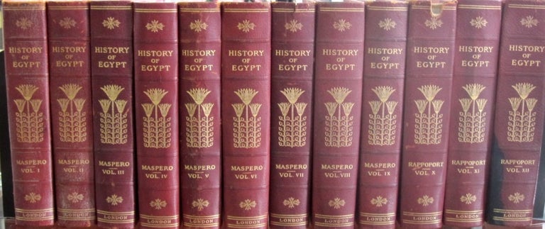 Item #52427 History of Egypt; Chaldea, Syria, Babylonia and Assyria. G. Maspero.