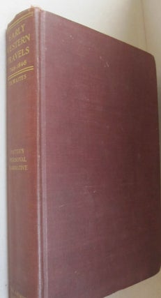 Item #52594 The Personal Narrative of James O. Pattie of Kentucky; During an expedition from St....