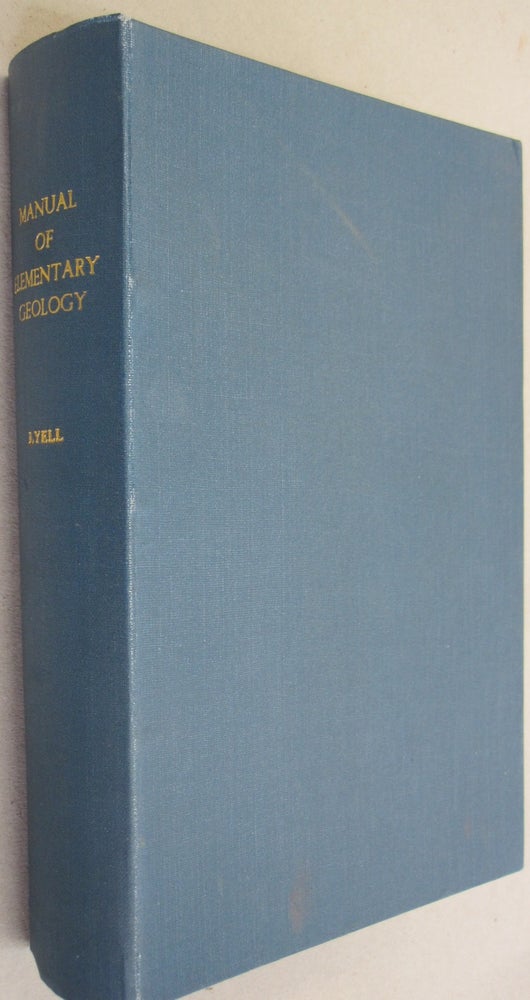 Item #52625 A Manual of Elementary Geology. Charles Lyell.