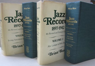 Item #52699 Jazz Records 1897-1942; TWO VOLUMES. Brian Rust