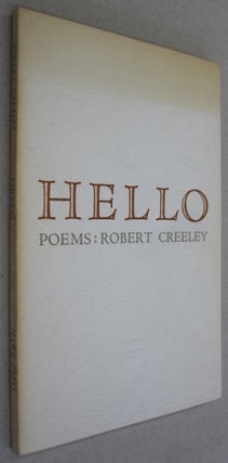 Item #53121 Hello Poems. Robert Creeley