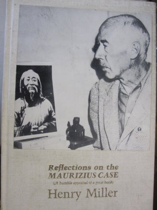 Item #53355 Reflections on the Maurizius Case: A Humble Appraisal of a Great Book. Henry Miller