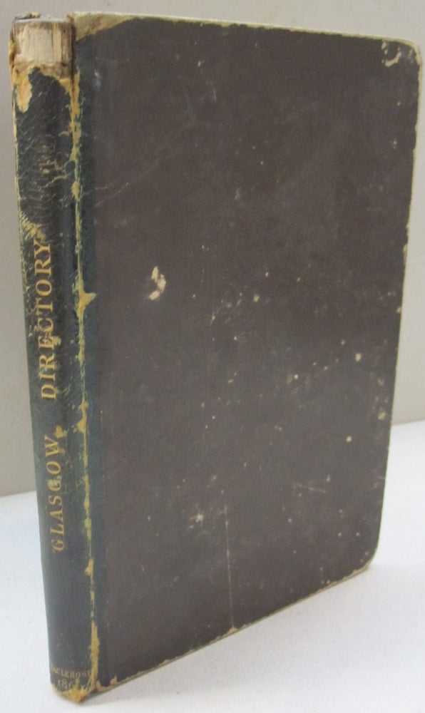 Item #53618 A Reprint of Jones's Directory; or, Useful Pocket Companion for the Year 1789: Containing an Alphabetical List of the Names and Places and Abode of the Merchants, Manufacturers, Traders, and Shopkeepers, in and about the City of Glasgow. Jones.