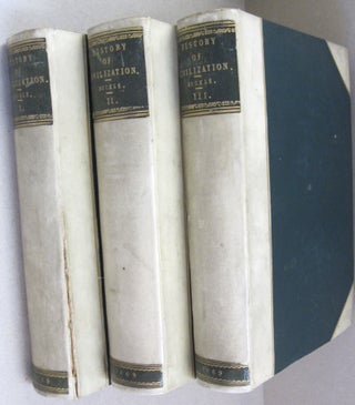 Item #53639 History of Civilization in England in Three Volumes ( Anthony Eden's Copy ). Henry...