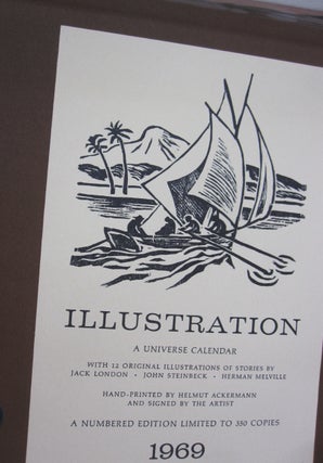 Item #53671 ILLUSTRATION A Universe Calendar; With 12 Original Illustrations of Stories by Jack...