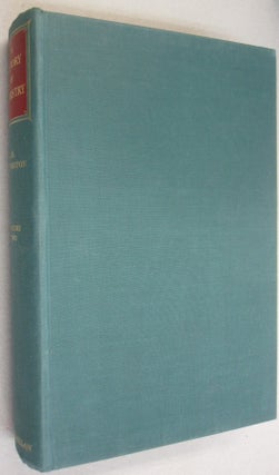 Item #54495 A History of Chemistry Volume II (Two, 2). J. R. Partington