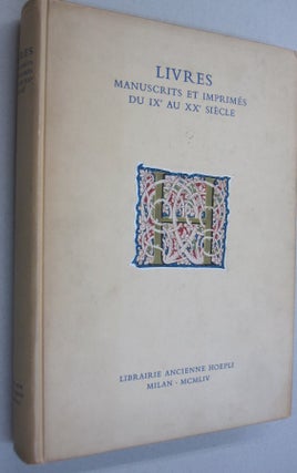 Item #54789 Livres Anciens et Modernes Manuscrits et imprimés Dessins Reliures Carte Nautique...