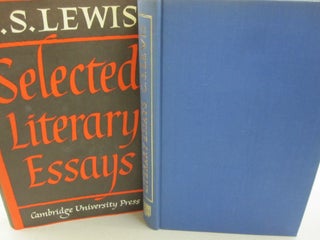 Item #54818 Selected Literary Essays. C S. Lewis