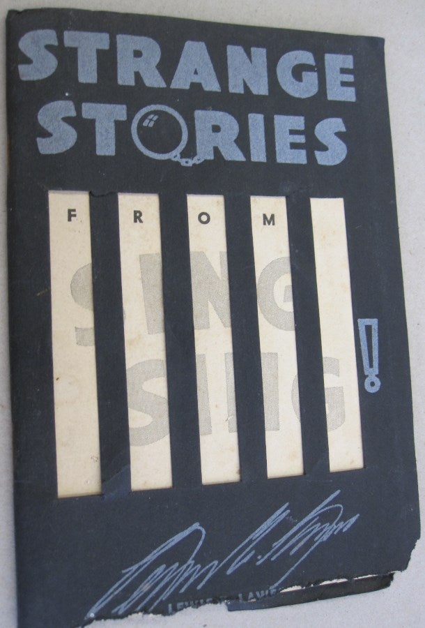 Item #55112 Strange Stories From Sing Sing. Warden Lewis E. Lawes.