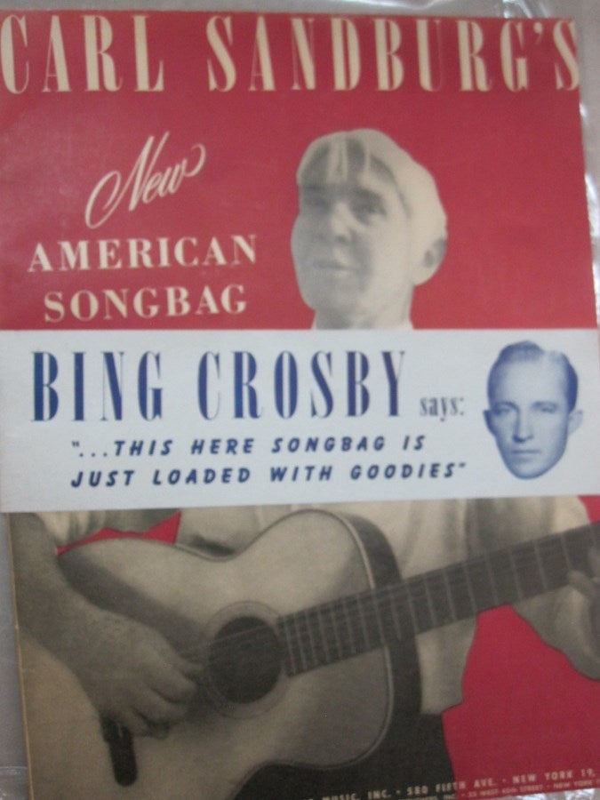 Item #55148 Carl Sandburg's New American Songbag.