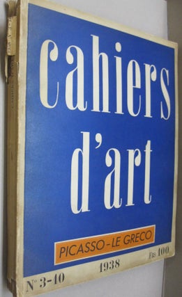 Item #55228 cahiers d'art Picasso - Le Greco. No. 3-10. Cahiers D'Art