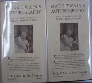 Item #55253 Mark Twain's Autobiography in two volumes. Mark Twain, Albert Bigelow Paine,...