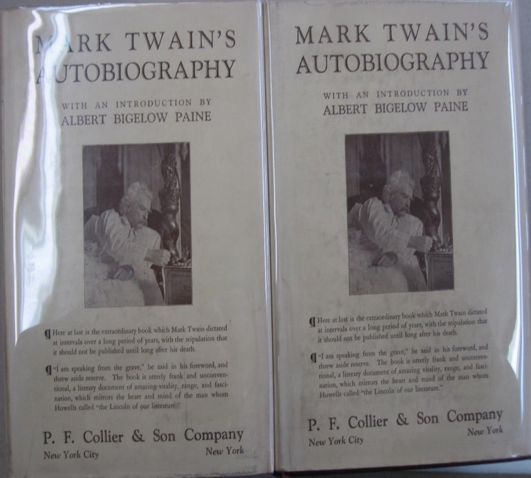 Item #55253 Mark Twain's Autobiography in two volumes. Mark Twain, Albert Bigelow Paine, introduction.