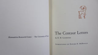 The Centaur Letters.