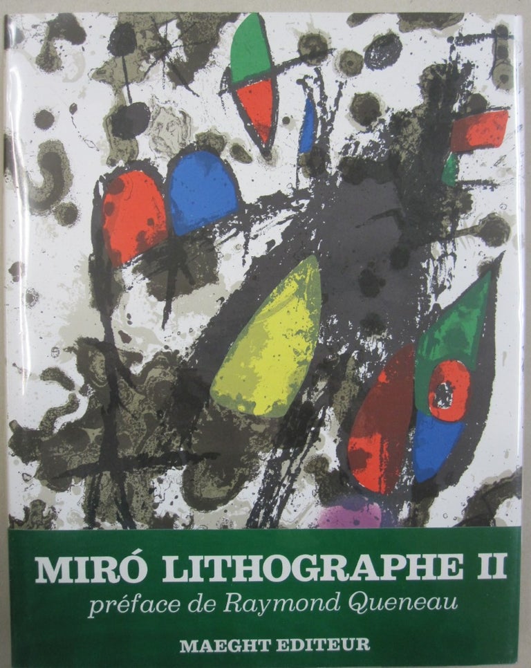 Item #55388 Joan Miro Lithographe II; 1953-1963. Raymond Queneau.