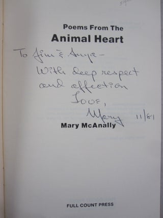 Poems from the Animal Heart.