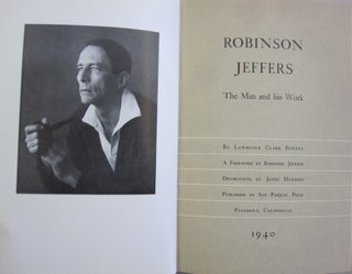 Robinson Jeffers; The Man and his Work