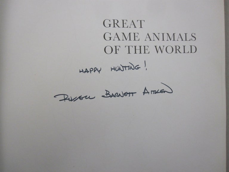 Item #55704 Great Game Animals of the World Signed. Russell Barnett Aitken.