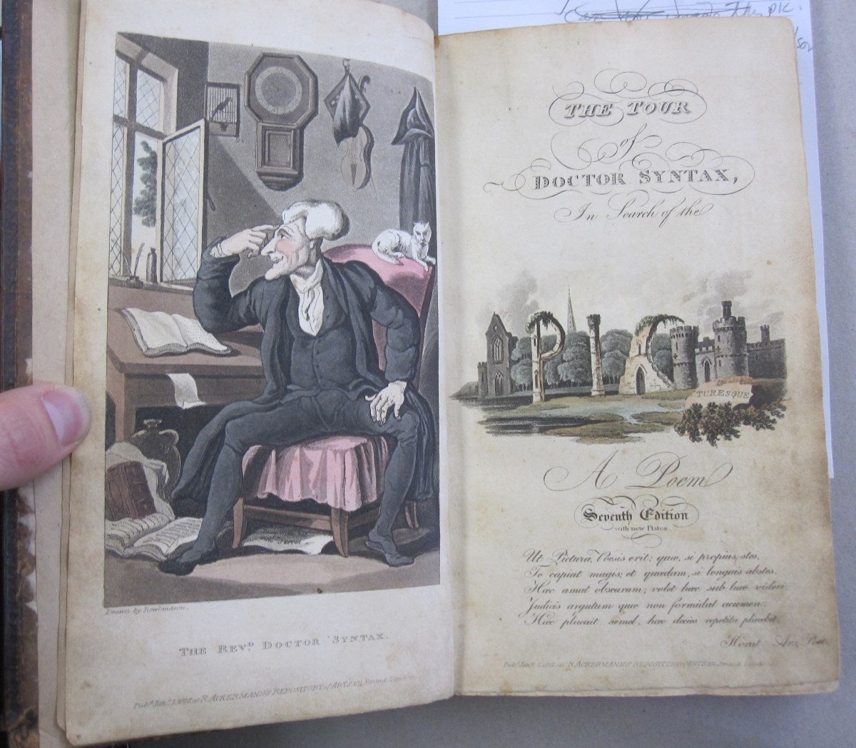 The Tour of Doctor Syntax, in Search of the Picturesque Seventh Edition ...