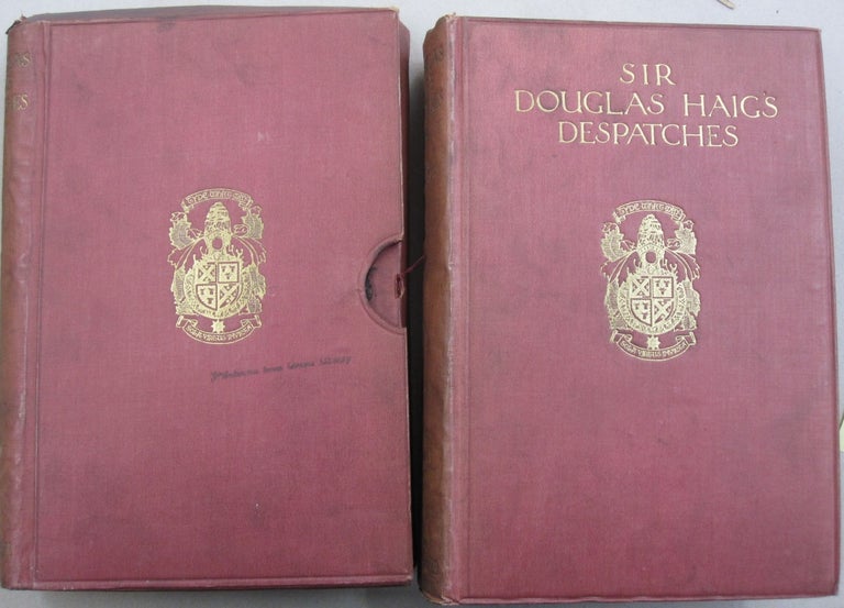 Item #55853 Sir Douglas Haig's Despatches ; December 1915-April 1919. O. B. E. J H. Boraston.