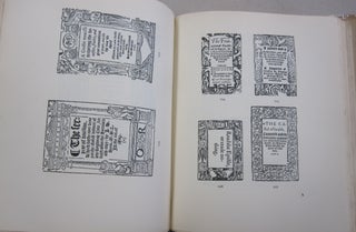 Title-page Borders used in England & Scotland 1485-1640.